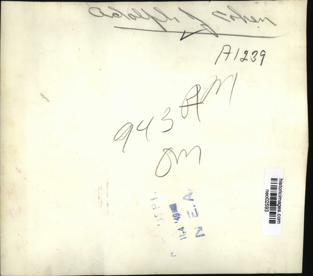 1949 Press Photo Adolph J. Cohen - neo02593