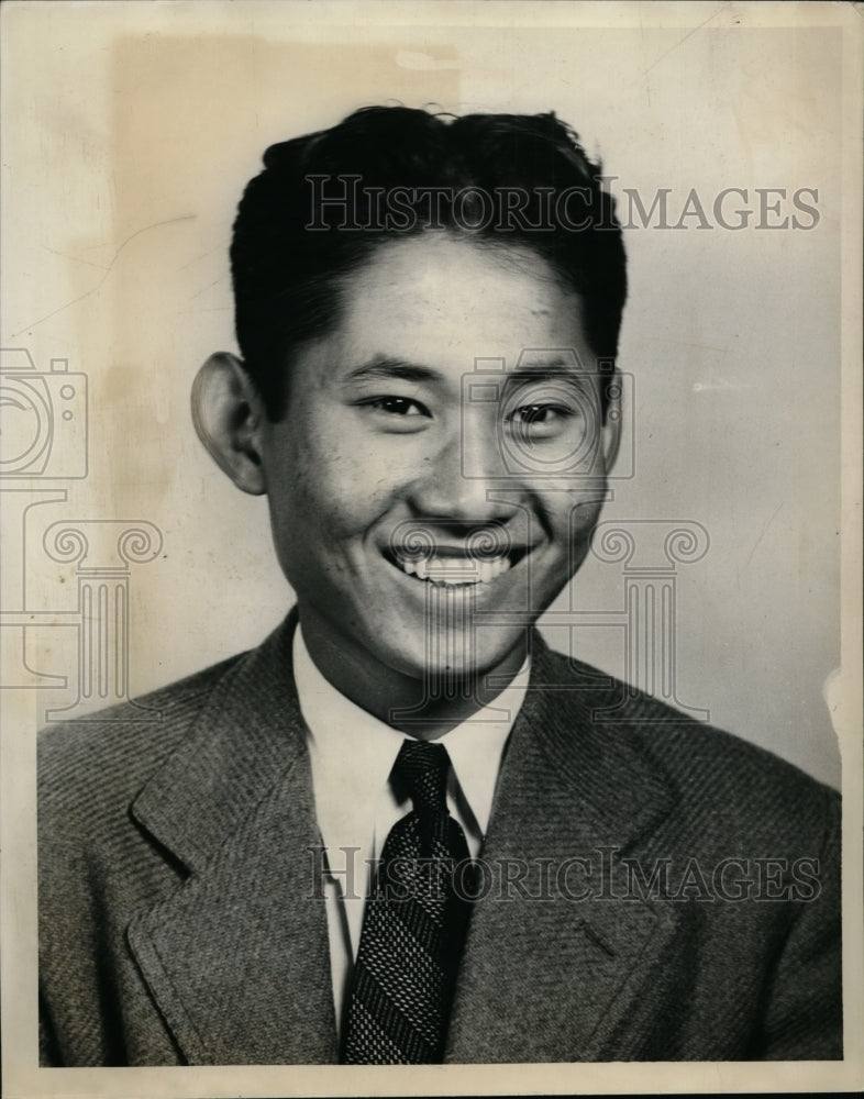 1941 Press Photo Pisoot Sudasna, Student at Miami University - neo02722