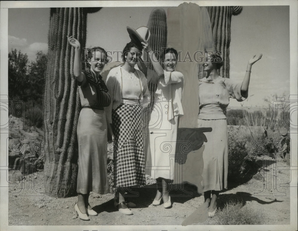 1934 Press Photo Charlotte Guy Crowned Desert Queen of University of Arizona