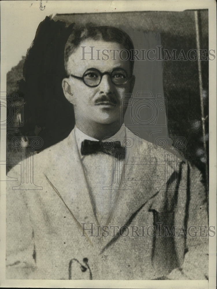 1928 Press Photo Dr. George A. Harrop Jr., Instructor at Johns Hopkins
