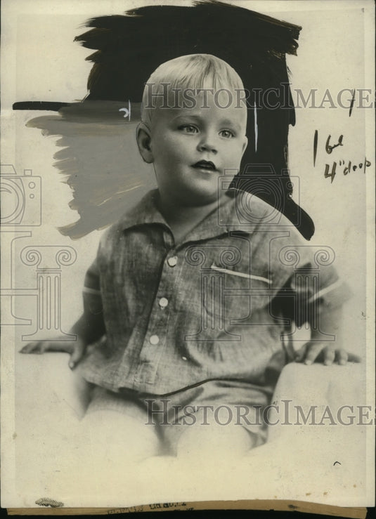 1925 Press Photo Donald Stovall, Awarded Carngie Medal for Friend's Rescue