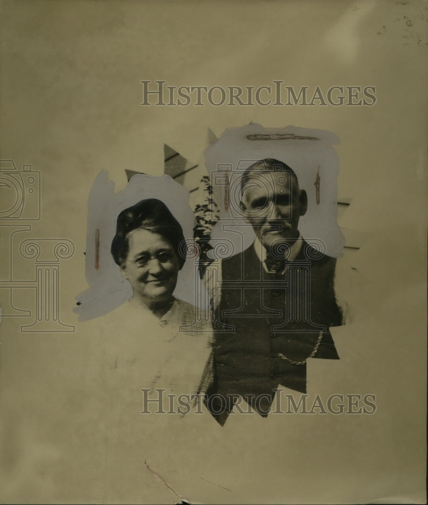 1934 Press Photo Mr. & Mrs. John Sheridan Finney on their Golden Anniversary