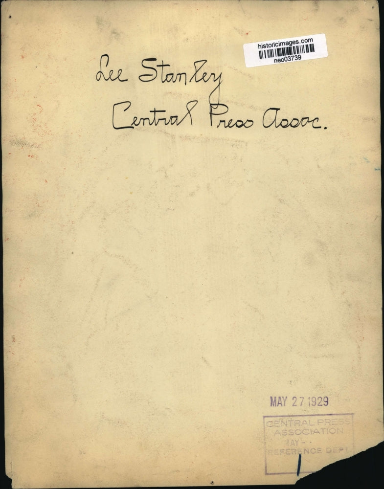 1928 Press Photo Lee Stanley First Prize Winner presenter - neo03739