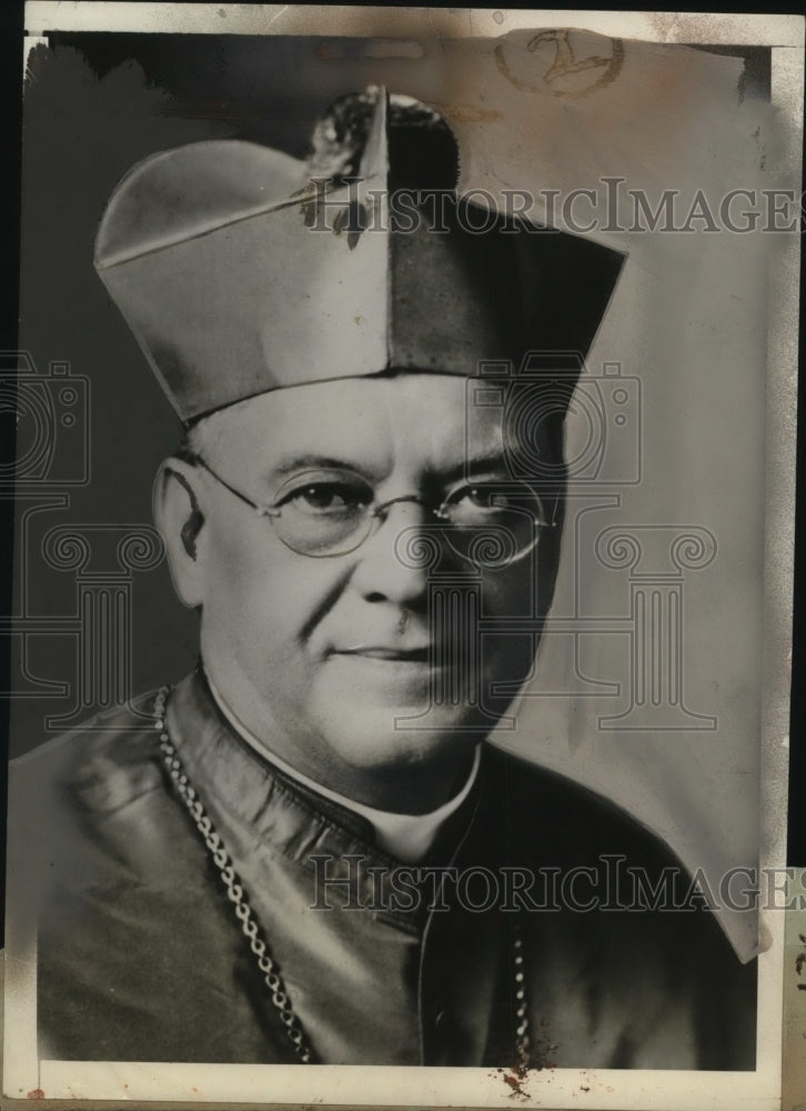 1930 Press Photo Rt. Rev. Joseph Schrembs presides Natl. Eucharistic Congress