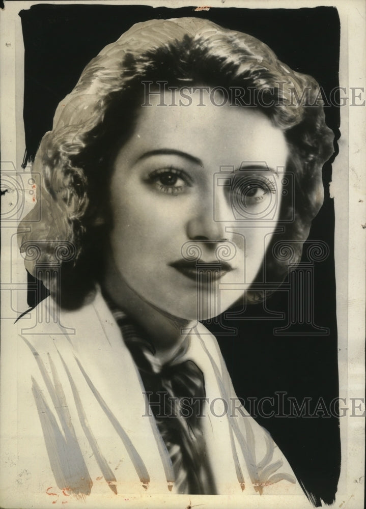 1934 Press Photo Marion La Follette was in Hollywood looking for film openings