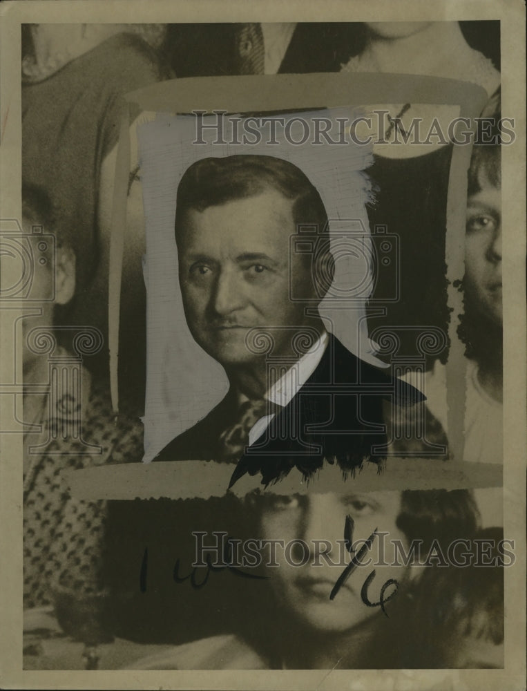 1933 Press Photo Chas Hodges Jailed for Intoxication, but Actually Had a Stroke