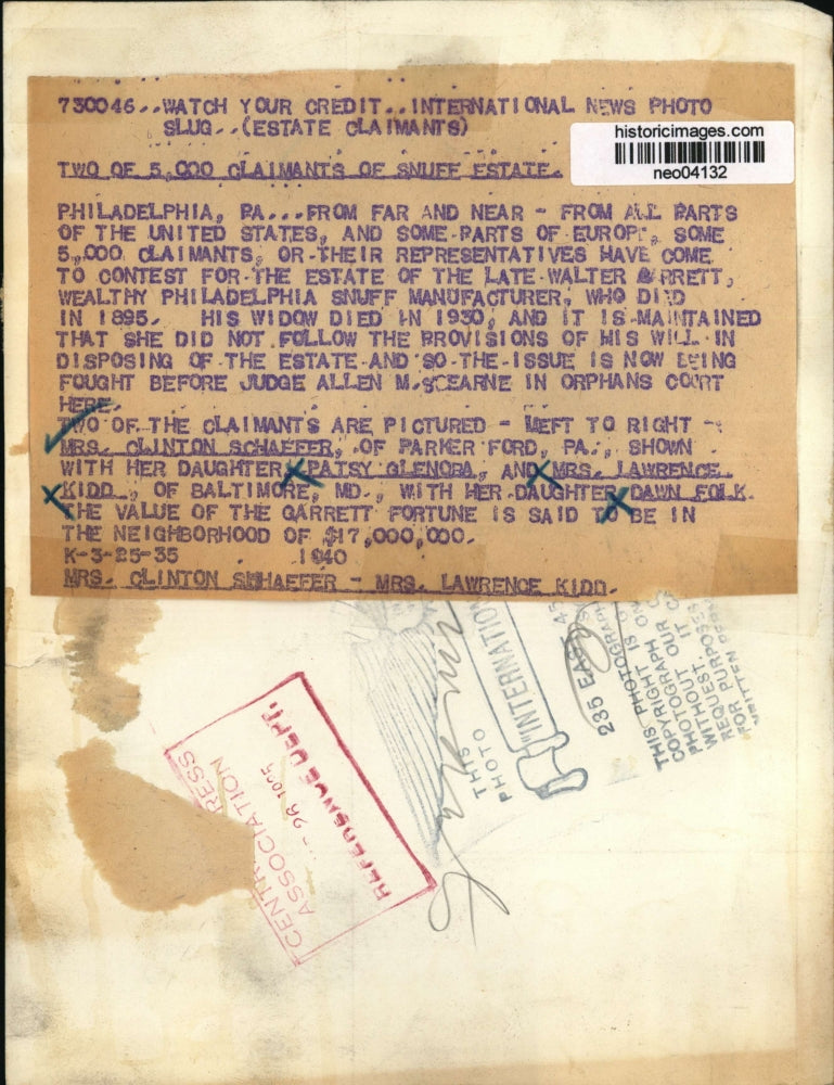 1955 Press Photo Mrs. Clinton Shaeffer, Patsy Glenora, Mrs. Lawrence Kidd & Dawn