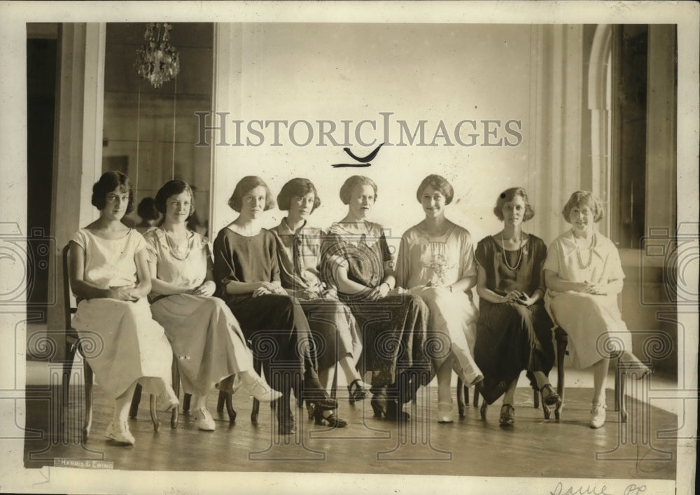 1923 Press Photo President Harding Stenographers - neo04207