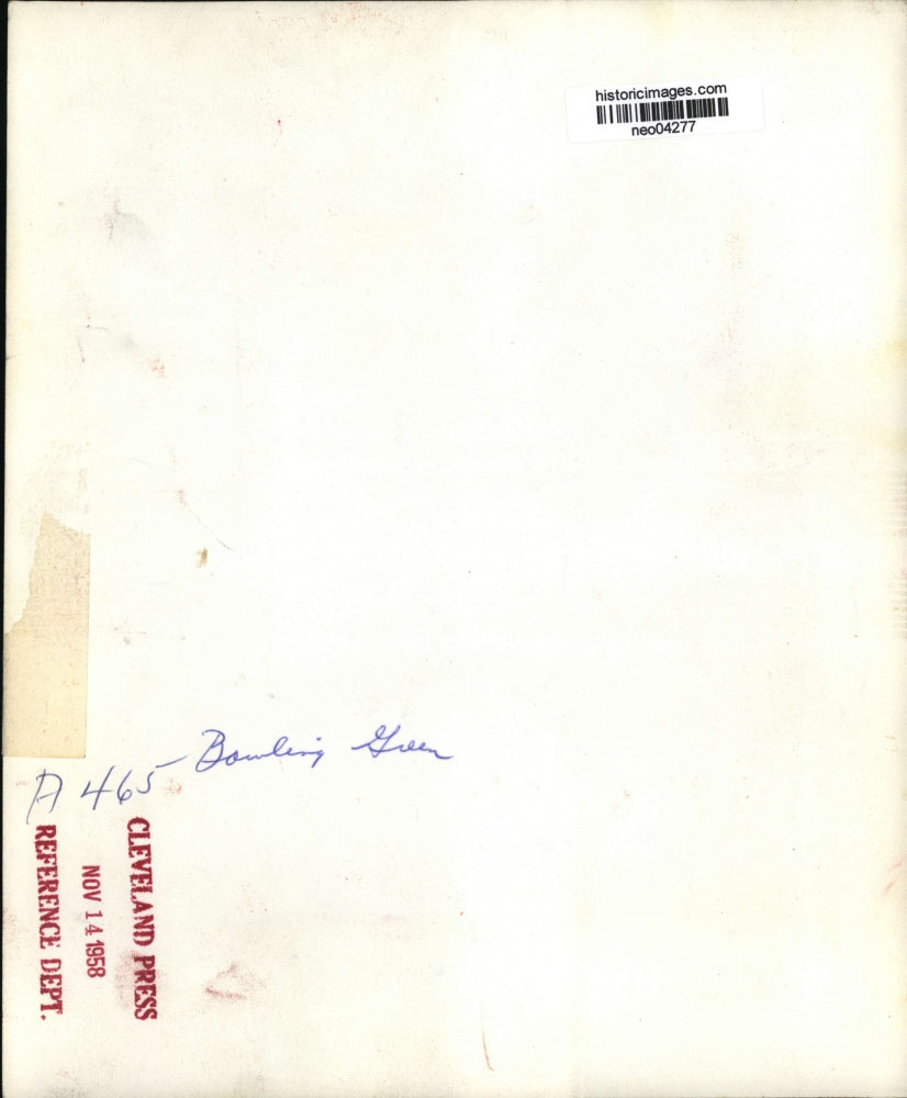 1958 Press Photo Bowling Green - neo04277