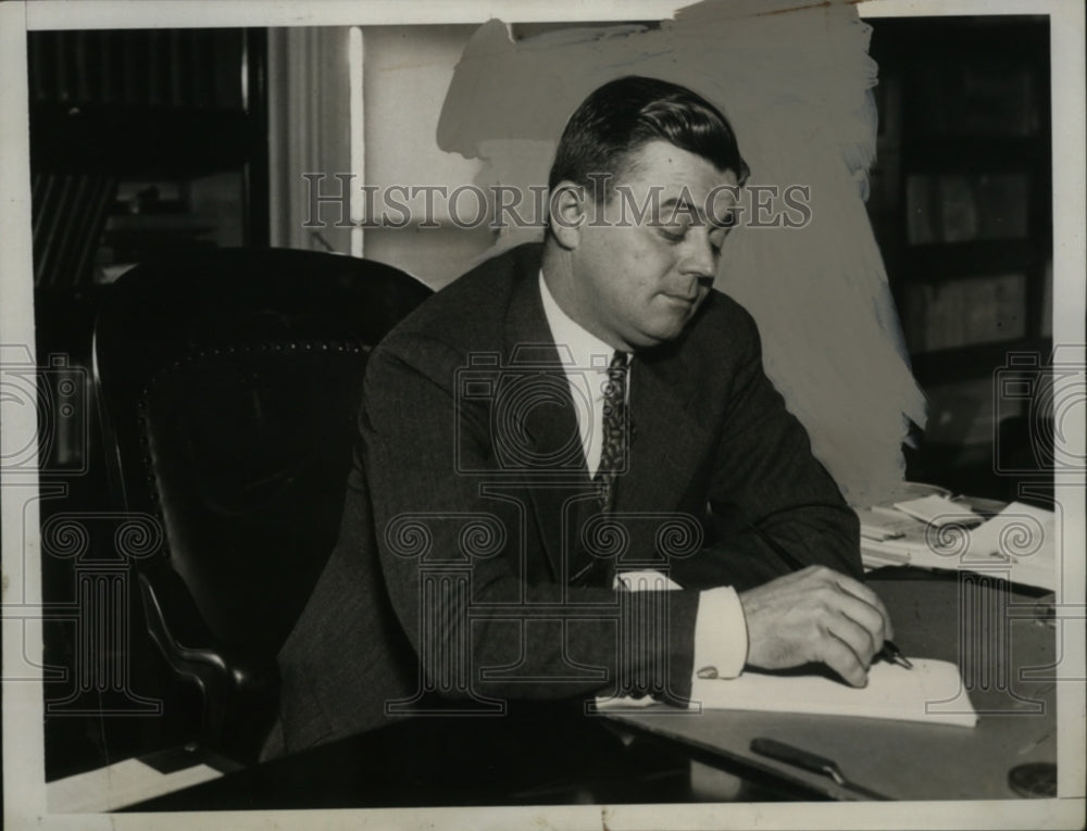 1934 Press Photo Daniel Bell Appointed Director of Budget by Pres. Roosevelt