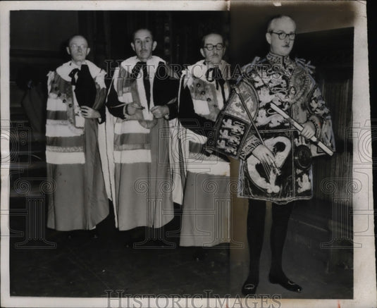 1952 Press Photo Viscount Brookeborough House of Lords in London Viscount