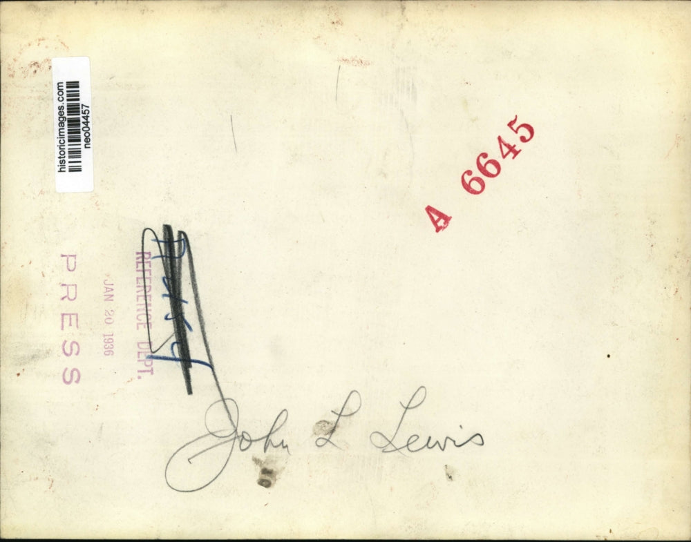 1936 Press Photo John L. Lewis - neo04457