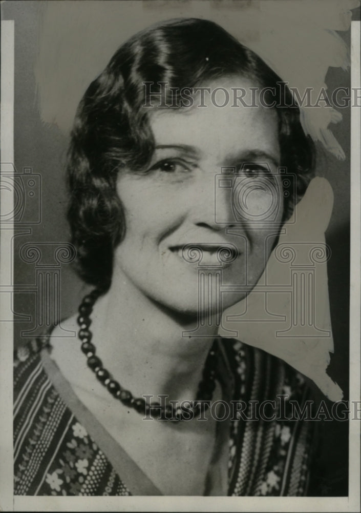 Load image into Gallery viewer, 1934 Press Photo Nevada J. Benson, To Divorce Husband If Elected Sheriff, Okla.
