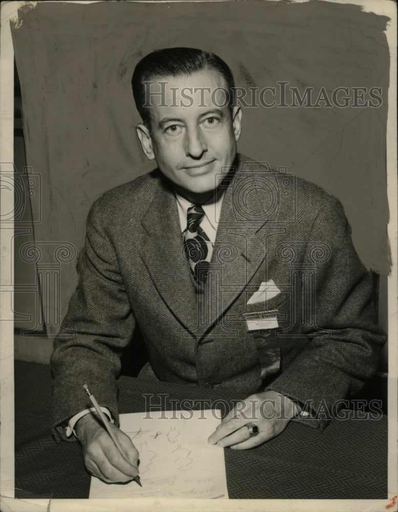 1944 Press Photo Eric A. Johnston - neo04576