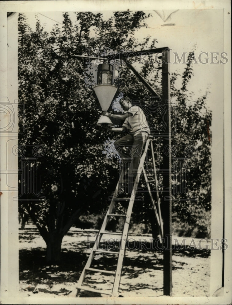 1935 Press Photo Insect Electrocutor - neo04603