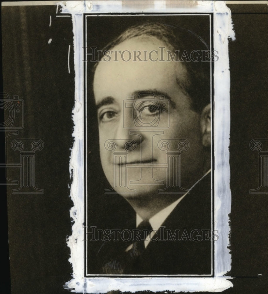 1937 Press Photo Rabbi Nathan Kraus of New York - neo04644