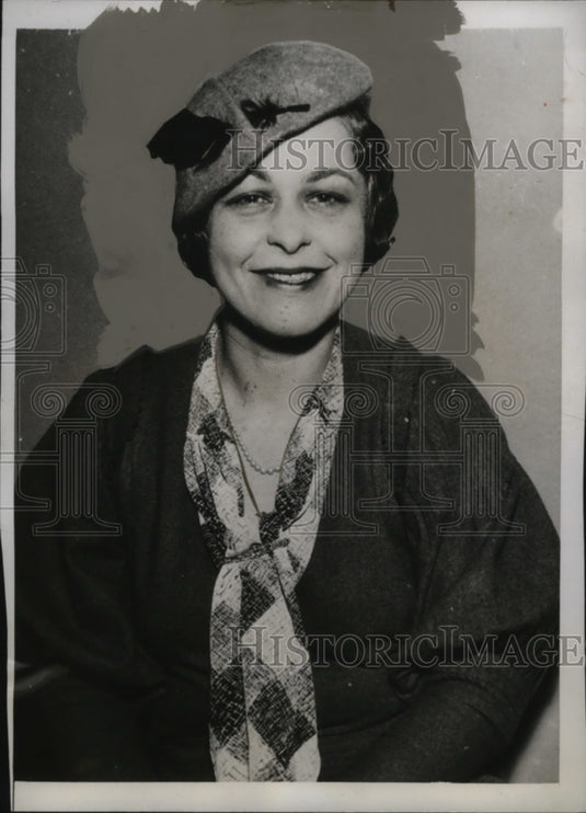 1933 Press Photo Mrs. Jesse L. Livermore, Wife of Missing Wall Street Broker