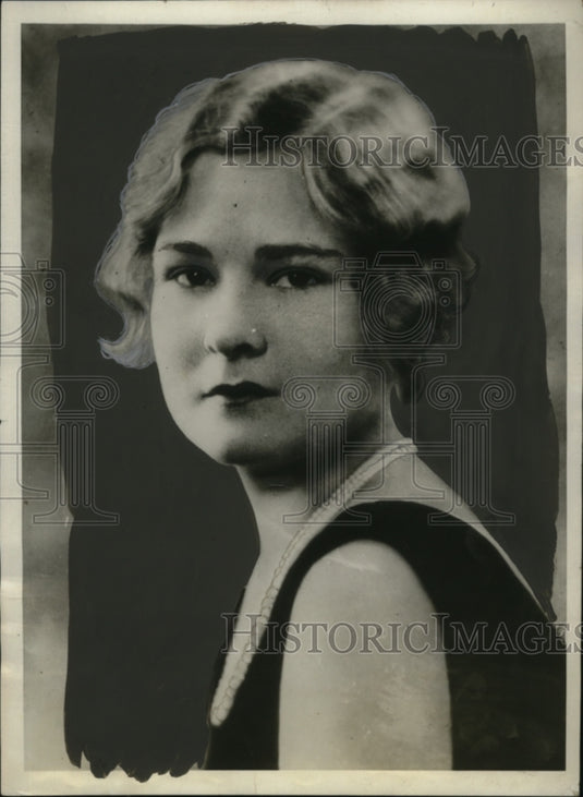 1930 Press Photo Abigail Allen, Wife of Tennis Player George Lott - neo04696