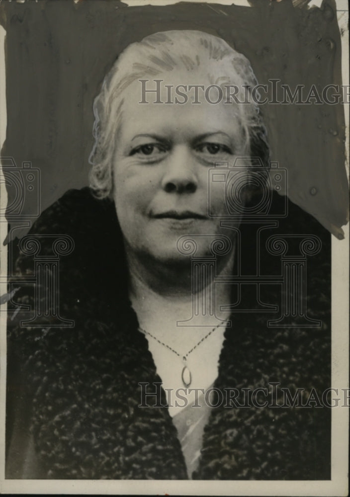 1933 Press Photo Marion B. Rein, School Principal of Riverside, Pennsylvania