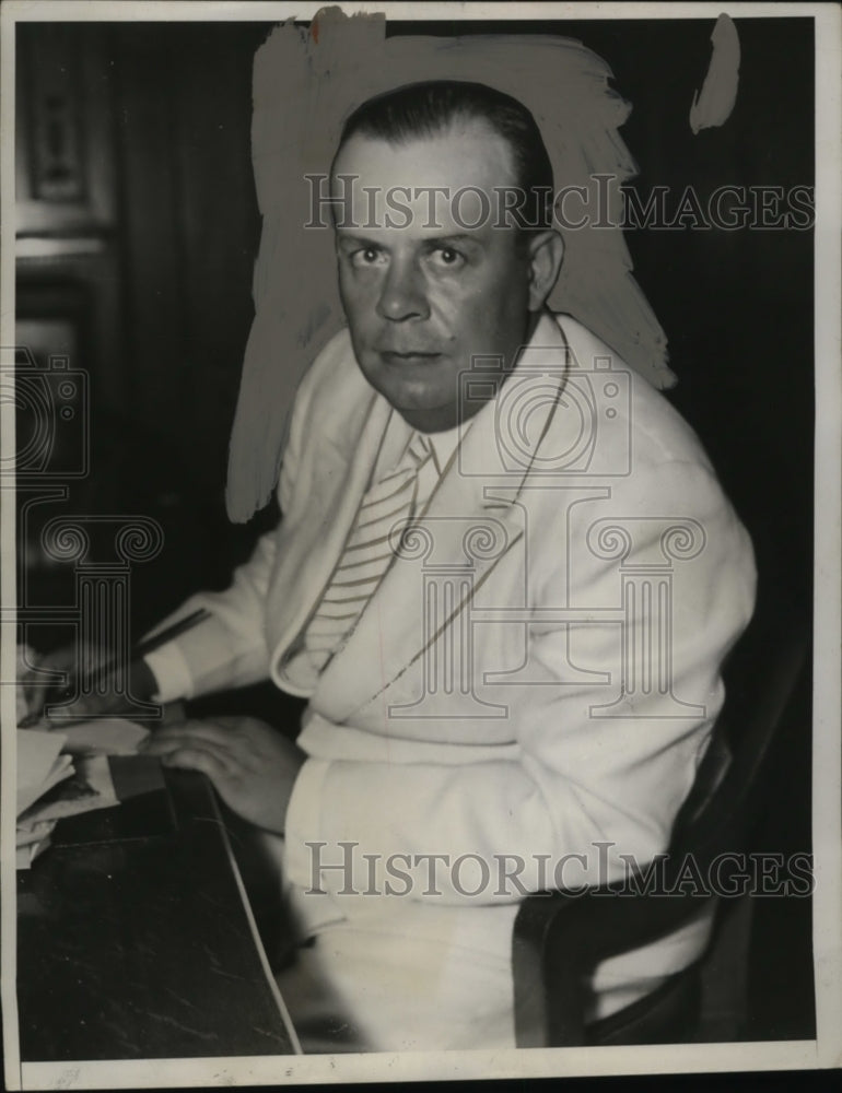 1934 Press Photo Geo Allen - neo04830