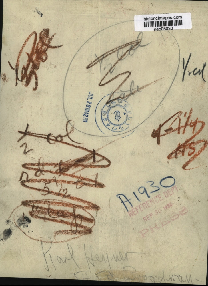 1942 Press Photo Karl Heyner Broadway - neo05030