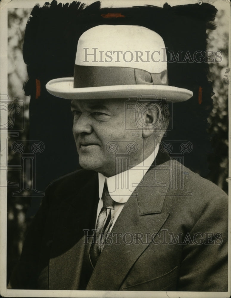 1928 Press Photo President Herbert Hoover - neo05056