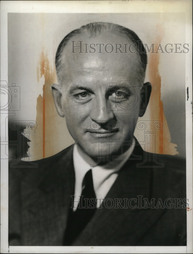 1943 Press Photo Sumner Welles, U.S. Undersecretary of State - neo05211