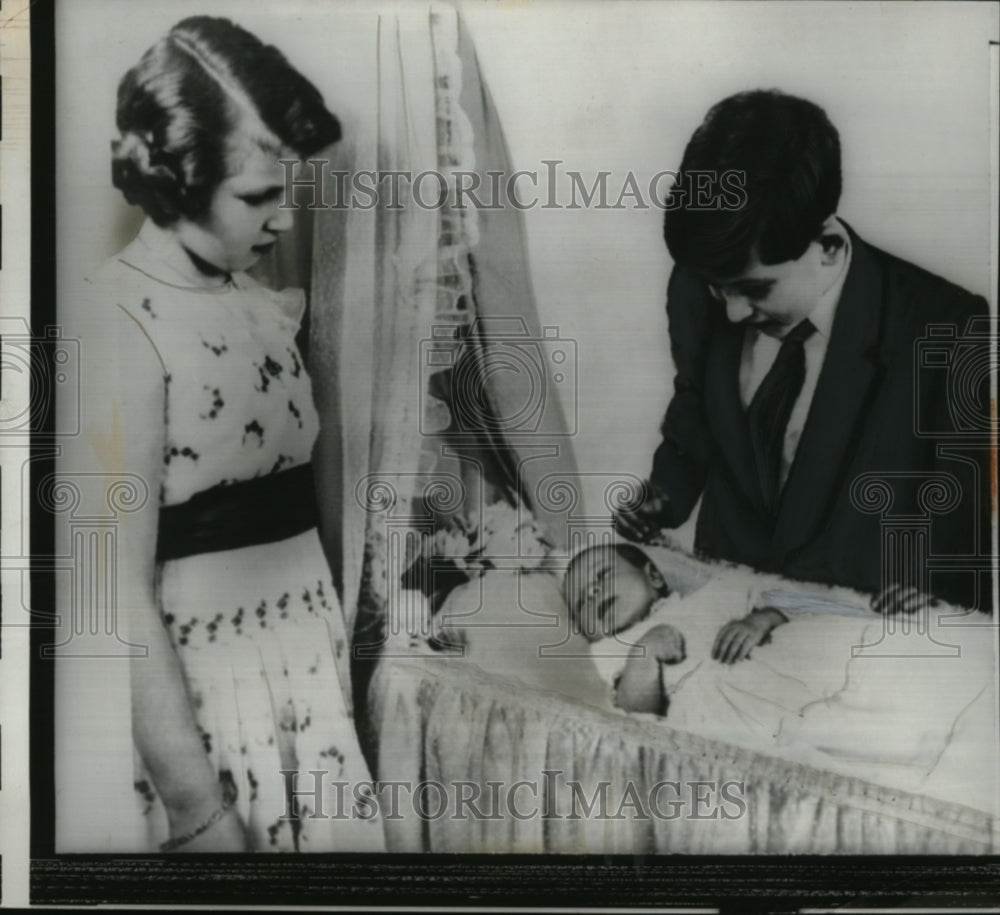 1960 Press Photo Britain's Princess Anne & Prince Charles & Prince Andrew