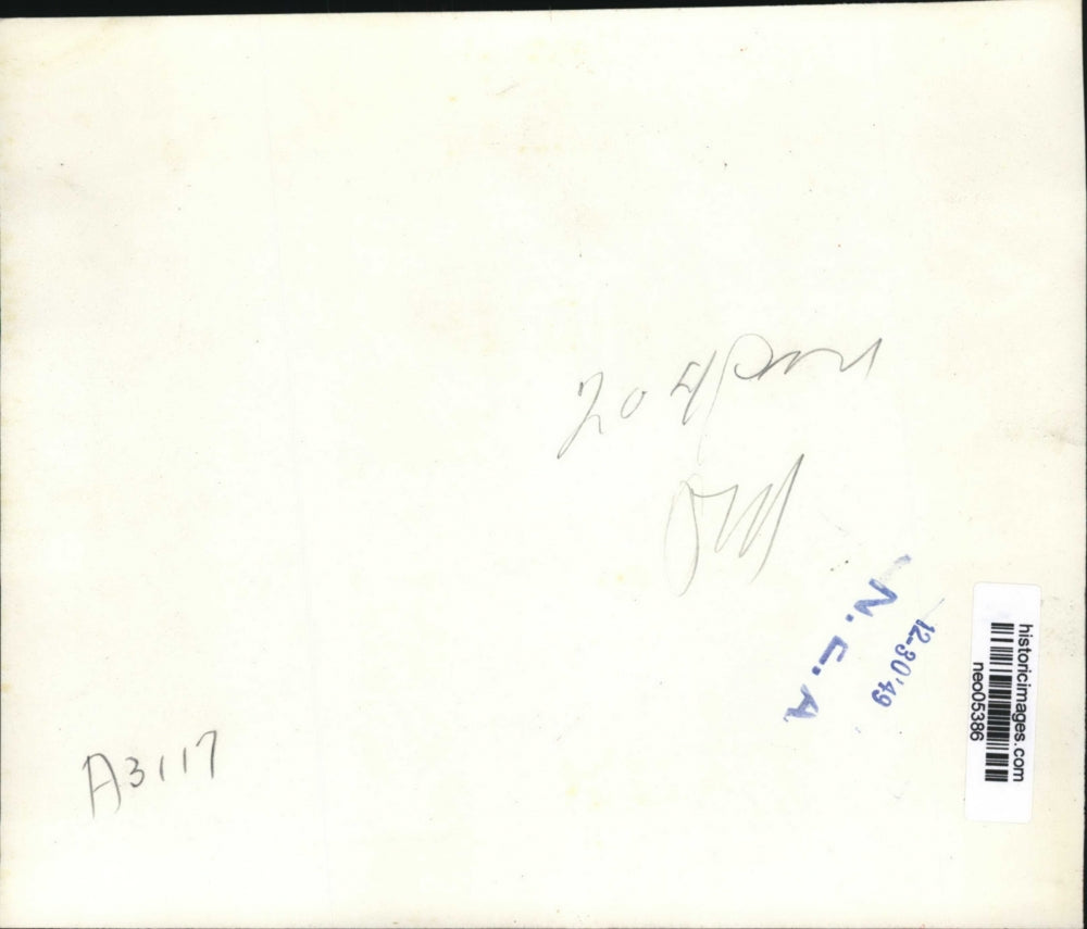 1949 Press Photo Staged crash of dare devils Dwight Harris thrown from auto