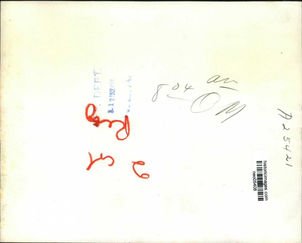 1952 Press Photo Sol A. Rosenblatt carried from apartment after being shot