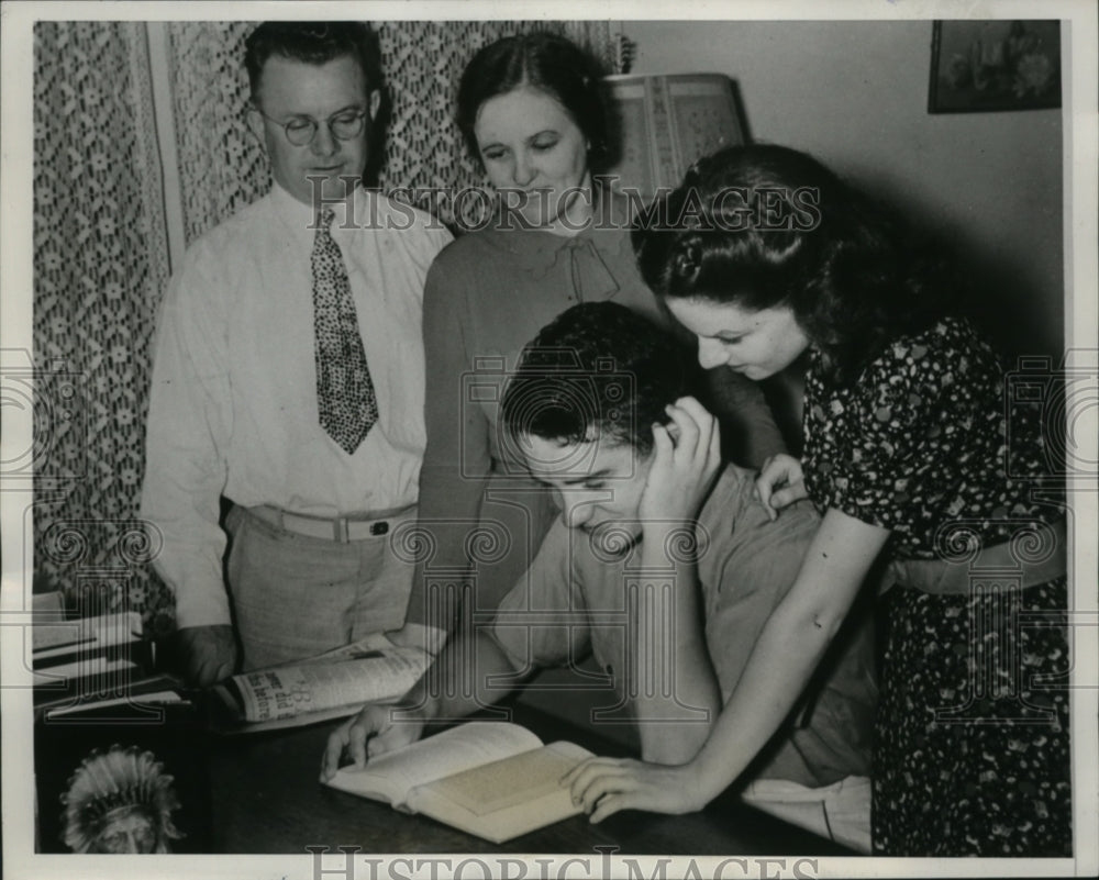 1939 Press Photo George Wild Jr. enrolled in University of Oklahoma engineering