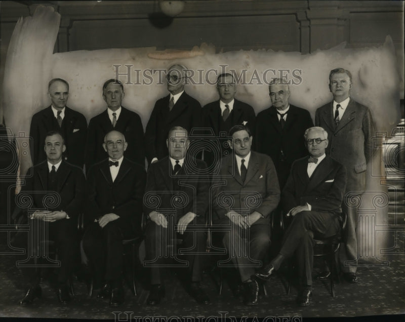 Load image into Gallery viewer, 1930 Press Photo Joseph Eastman, Bathasar Meyer, Frank Mc Nanamy, Clyde

