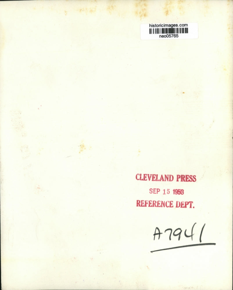 1953 Press Photo Leffel Gentry & Claude Pepper at Democratic Conference Chicago