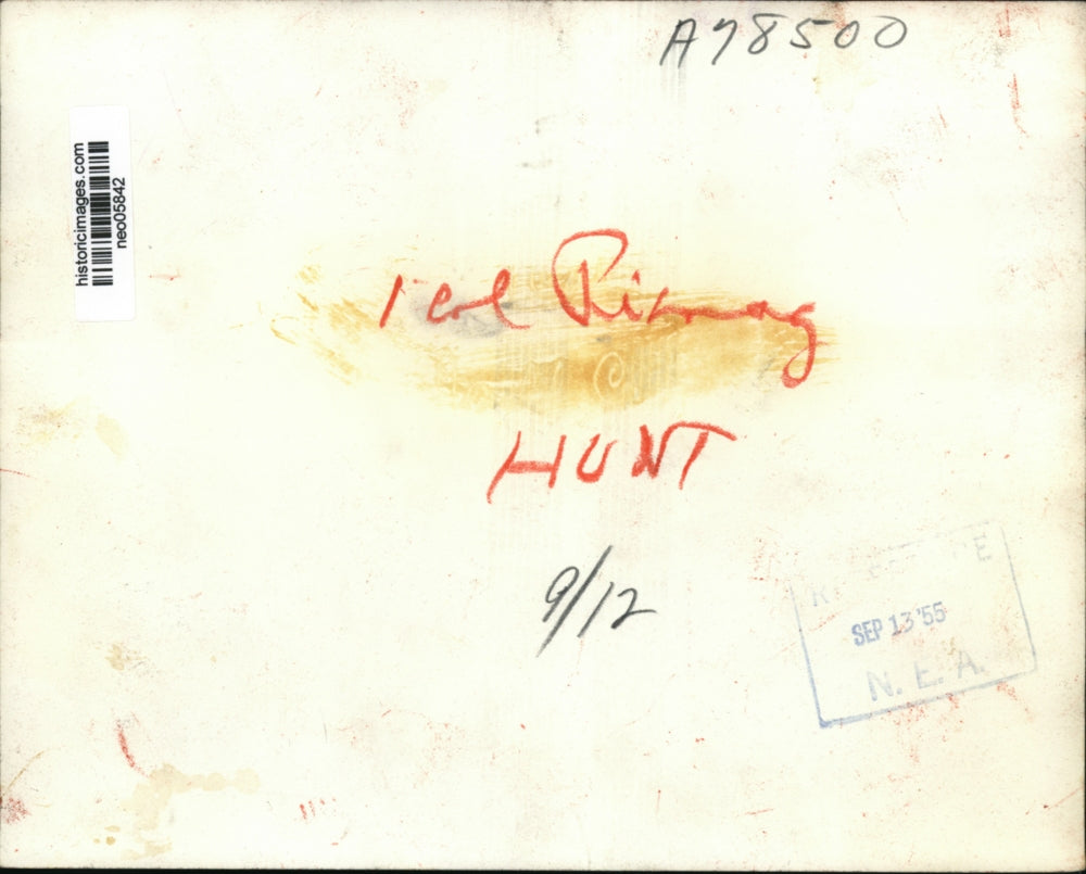 1955 Press Photo Herold C. Hunt Undersec. Of Health, Education & Welfare MI