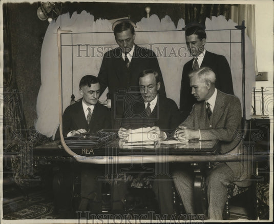 1929 Press Photo Federal Farm Board Conference with Tennessee Cotton Growers