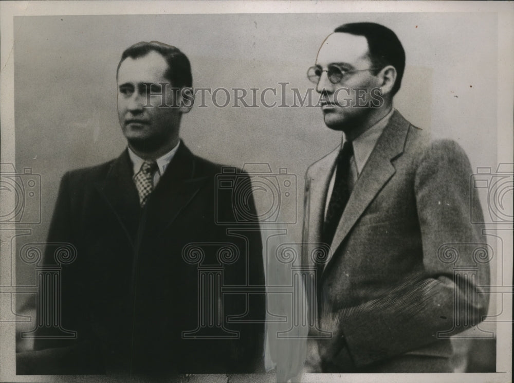 1936 Press Photo Charles Hope, convicted accomplice of murderer Robert James