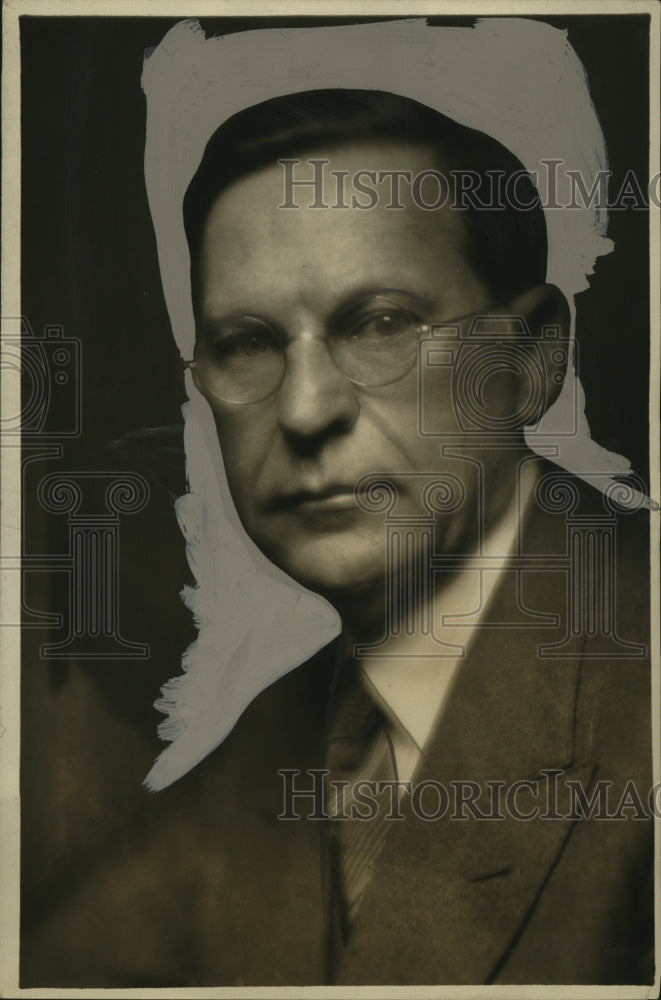 1929 Press Photo Elmer Ray Jones President of Wells-Fargo Express Co.