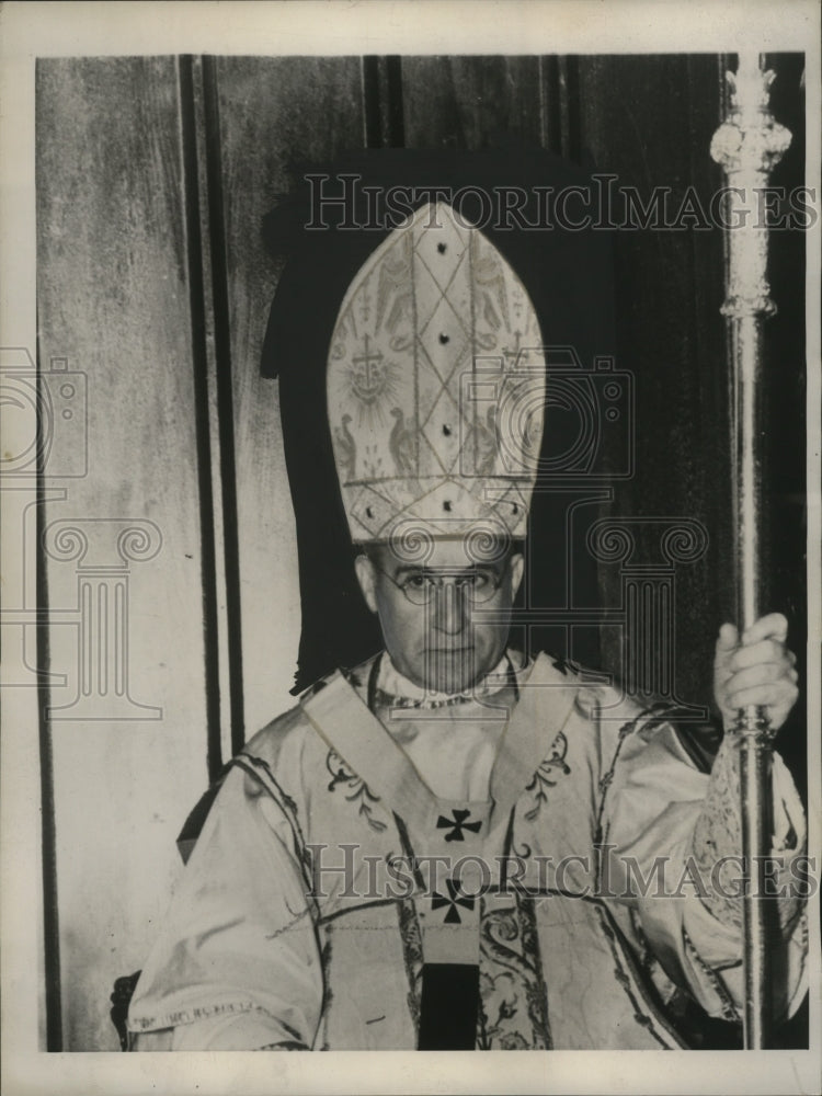 1939 Press Photo Archbishop Thomas J. Walsh of Newark, New Jersey - neo06459