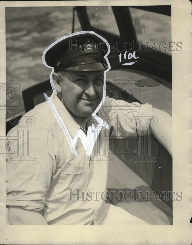 1927 Press Photo Commodore Arthur G. Smith of Put-in-Bay Yacht Club - neo06584