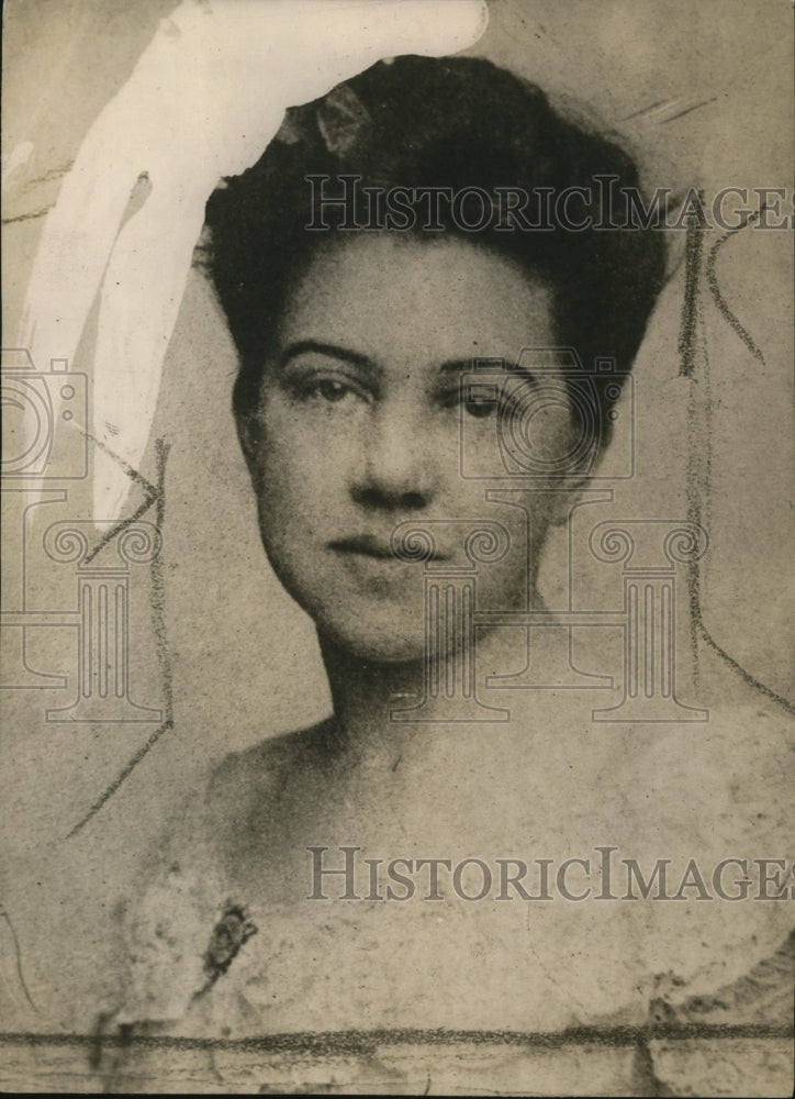1919 Press Photo Anna M. Cooley of Molina, Illinois - neo06807