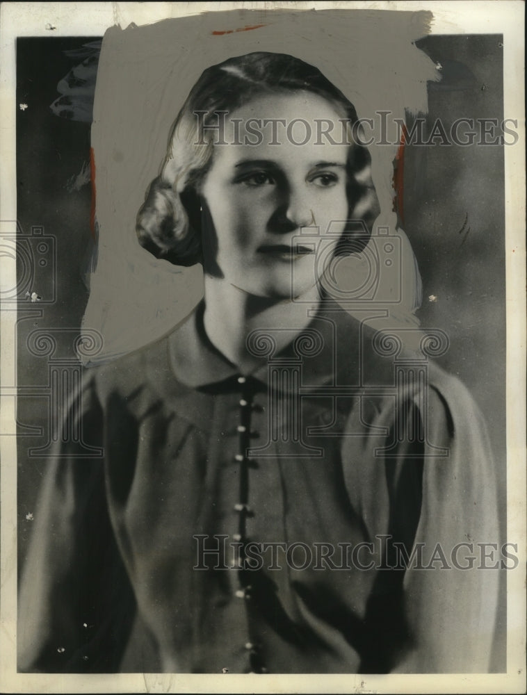 1938 Press Photo Louise Carnegie Miller, Fiancee of J.F. Gordon Thomson