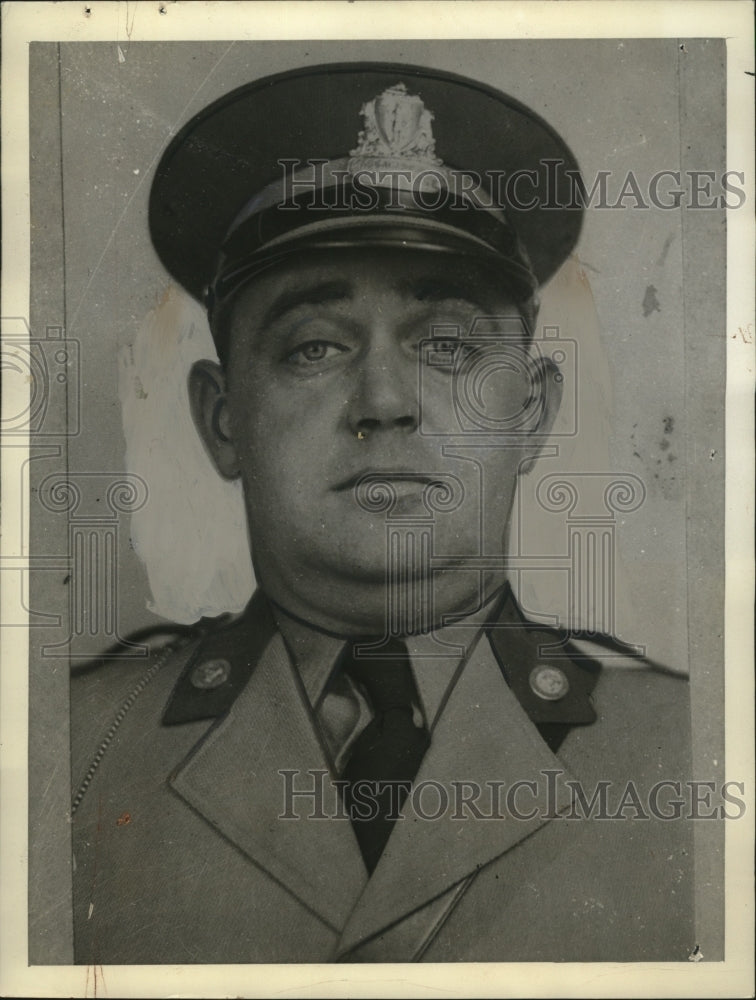 1936 Press Photo Thomas E. Qualters, Bodyguard to President Franklin Roosevelt