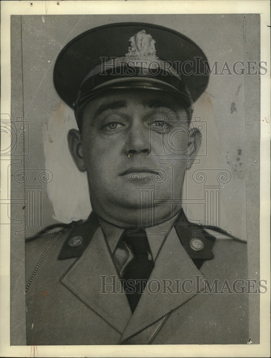 1936 Press Photo Thomas E. Qualters, Bodyguard to President Franklin Roosevelt