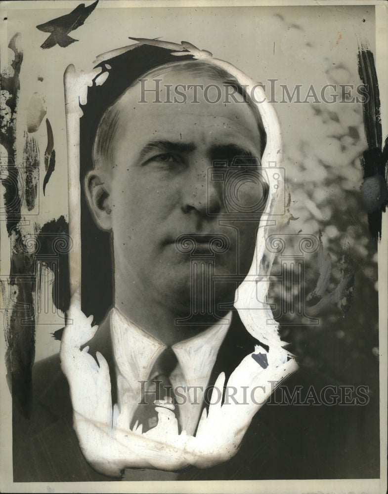 1927 Press Photo D.L.H. Martin, Fort Worth, Texas City Health Officer