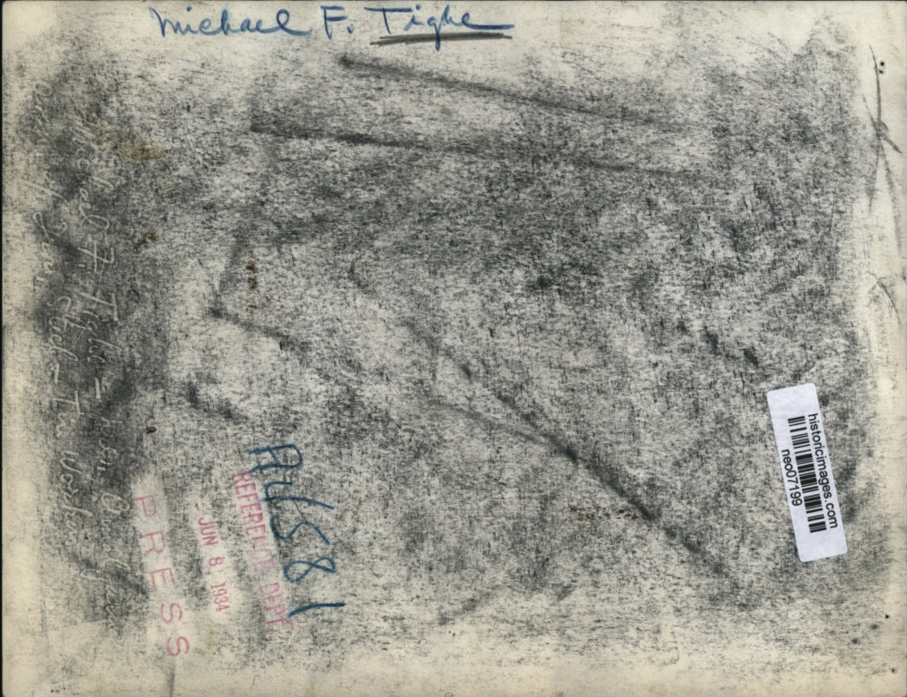 1934 Press Photo Michael F. Tighe - neo07199