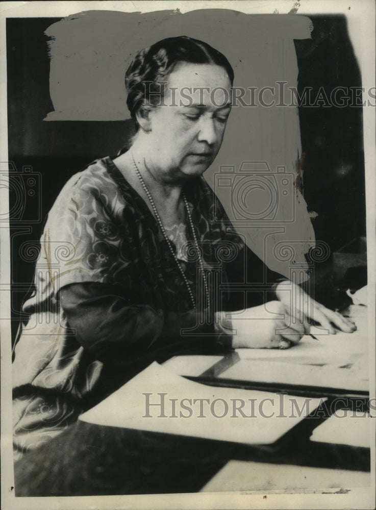 1931 Press Photo Anna C.M. Tillinghast, Boston Commissioner of Immigration