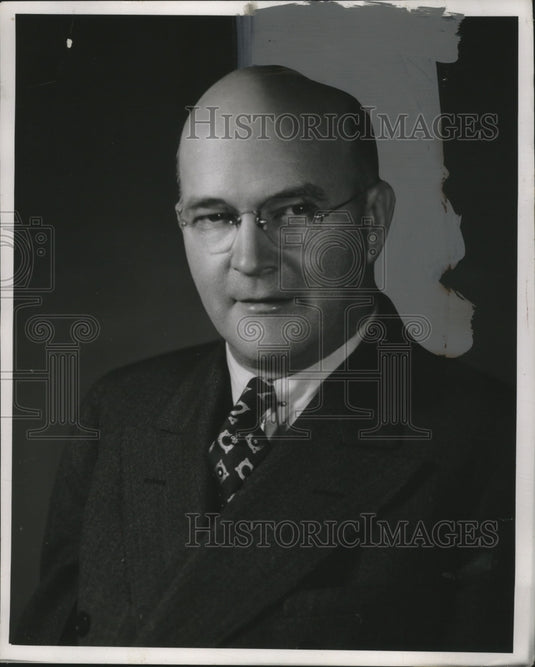 1953 Press Photo E.B. Stapleford, Publisher the Ohio Architect - neo07246