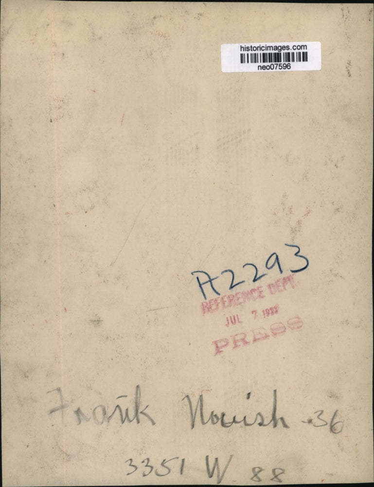 1922 Press Photo Frank Novish - neo07596