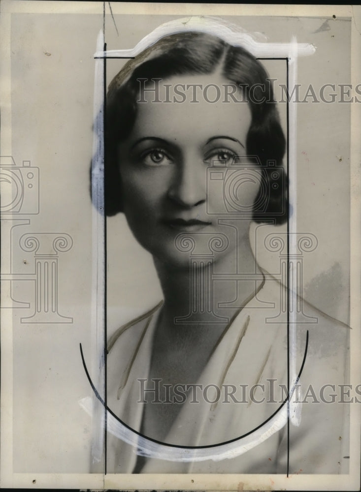 1931 Press Photo Sue E. Downing of Illinois Bankers Association - neo07612