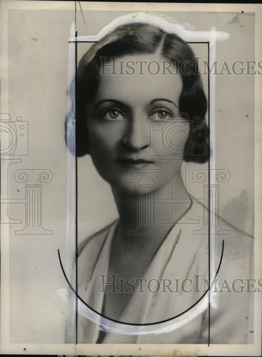1931 Press Photo Sue E. Downing of Illinois Bankers Association - neo07612